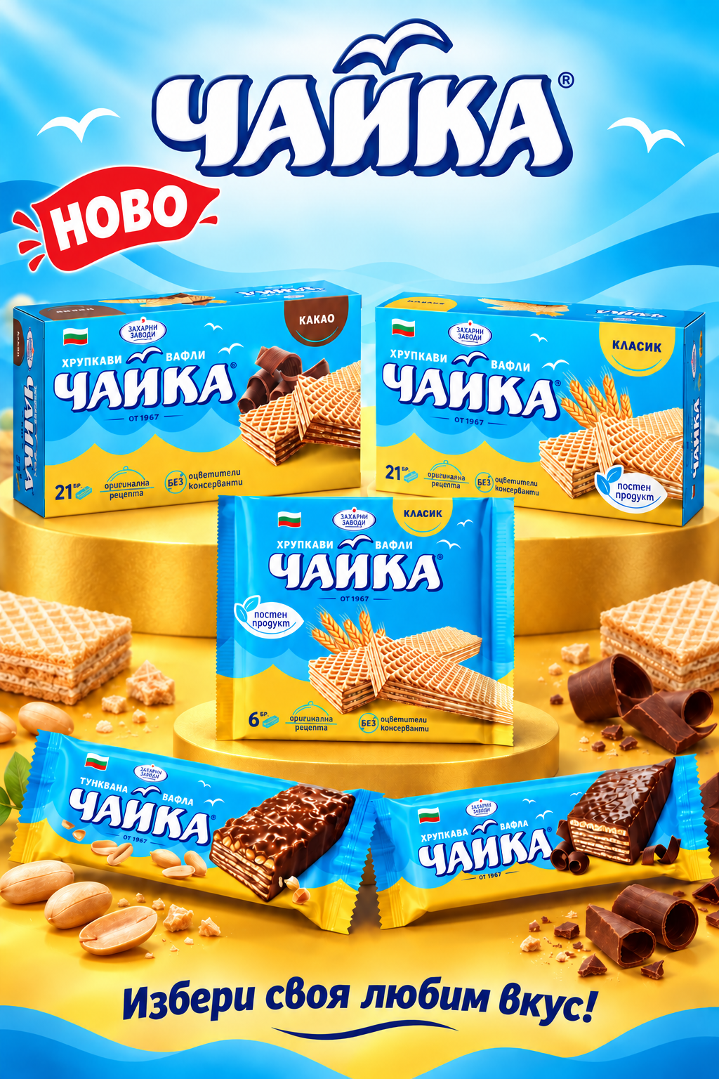 Вафли Чайка